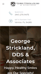 Mobile Screenshot of georgestricklanddds.com